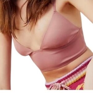 Free People Intimately Sage Longline  Bralette Size Small
